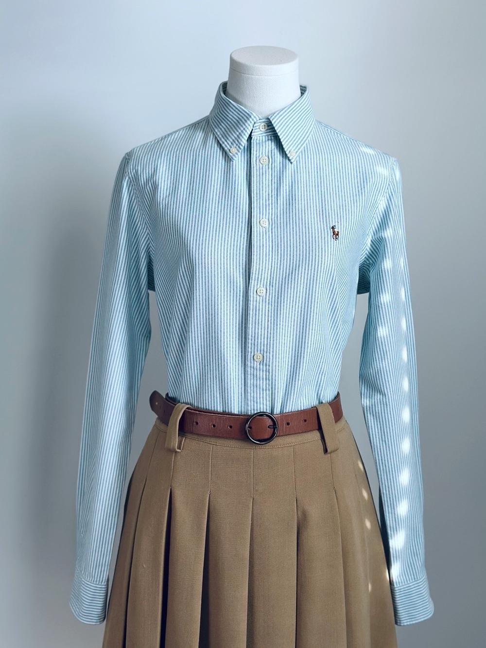 Ralph Lauren Excellent Condition Blue & White Striped Shirt Women’s M